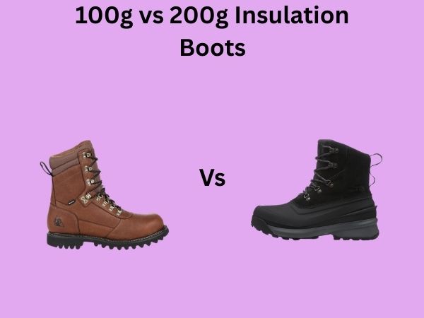 100g vs 200g Insulation Boots