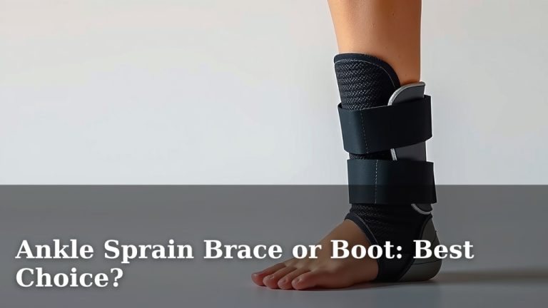Ankle Sprain Brace or Boot: Best Choice?