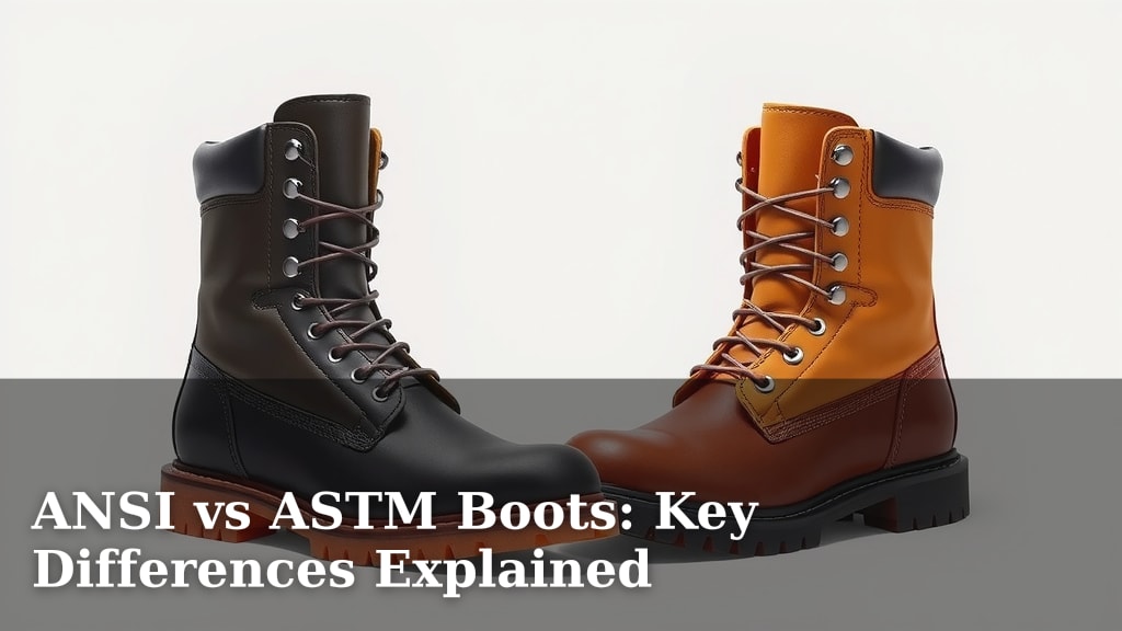 ANSI vs ASTM Boots: Key Differences Explained
