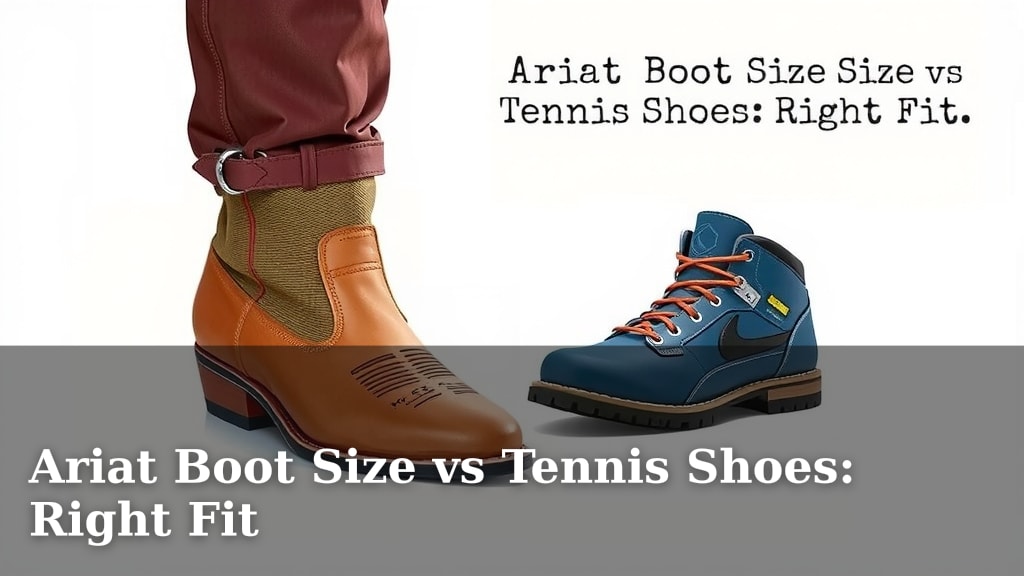 Ariat Boot Size vs Tennis Shoes: Right Fit