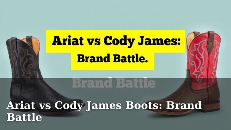 Ariat vs Cody James Boots: Brand Battle