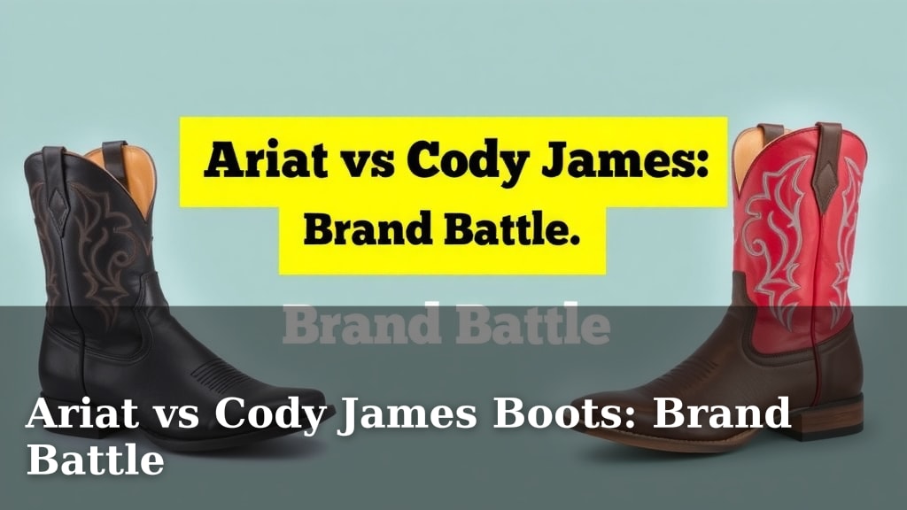 Ariat vs Cody James Boots: Brand Battle