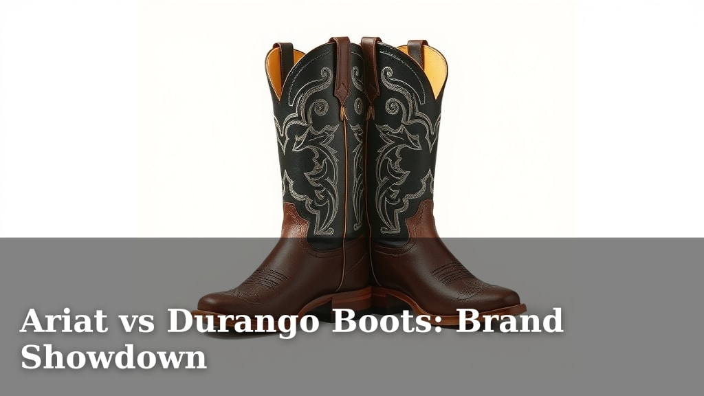 Ariat vs Durango Boots: Brand Showdown