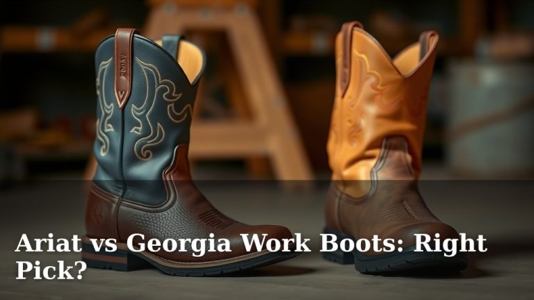 Ariat vs Georgia Work Boots: Right Pick?