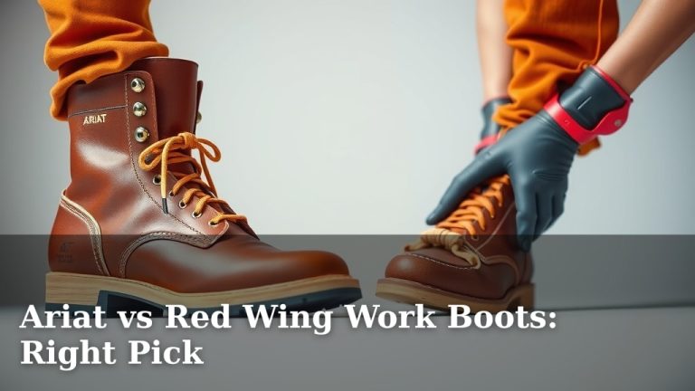 Ariat vs Red Wing Work Boots: Right Pick