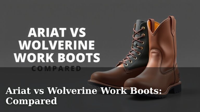 Ariat vs Wolverine Work Boots: Compared
