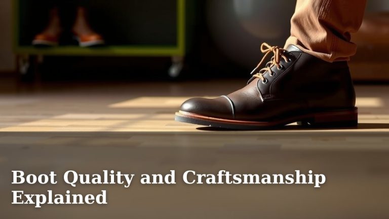 Boot Quality and Craftsmanship Explained