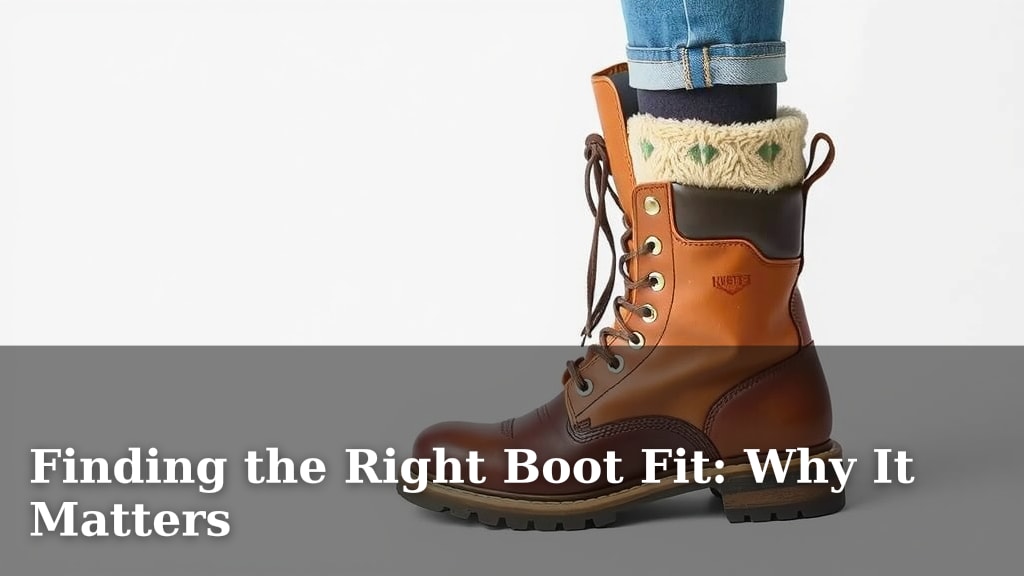 Finding the Right Boot Fit: Why It Matters