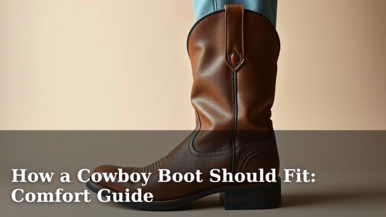 How a Cowboy Boot Should Fit: Comfort Guide