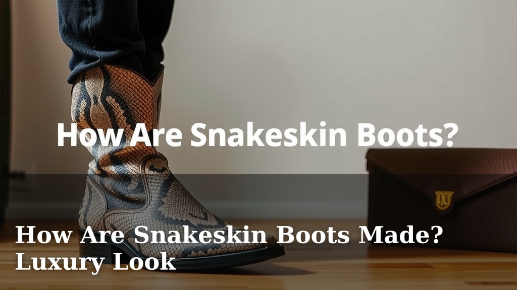 How Are Snakeskin Boots Made? Luxury Look