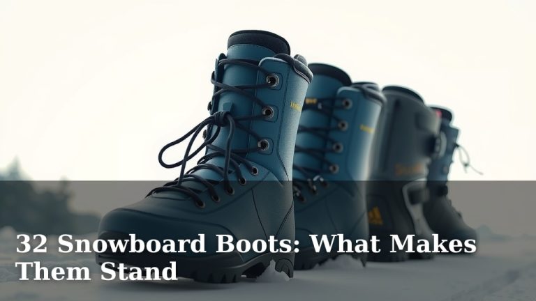 32 Snowboard Boots: What Makes Them Stand