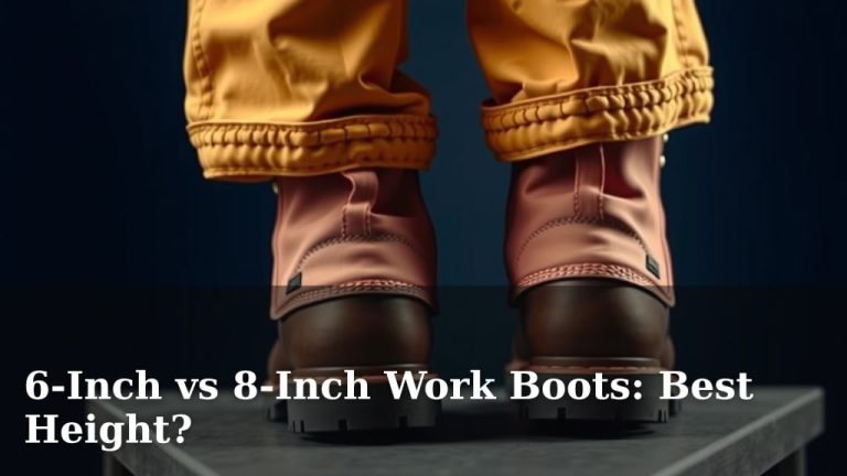 6-Inch vs 8-Inch Work Boots: Best Height?