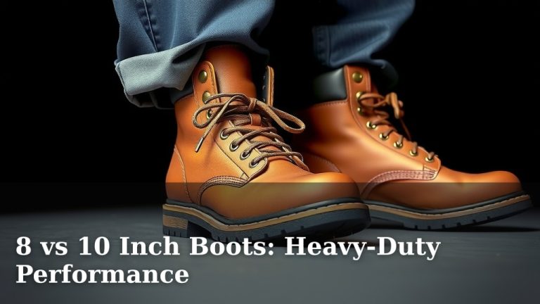 8 vs 10 Inch Boots: Heavy-Duty Performance