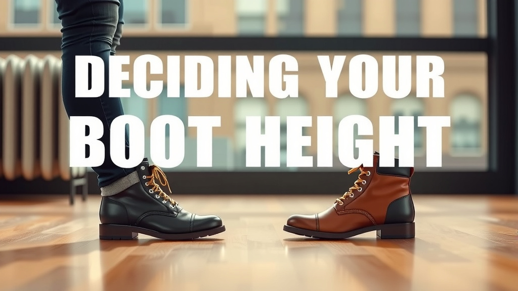 Deciding Your Boot Height: 8-Inch vs. 6-Inch