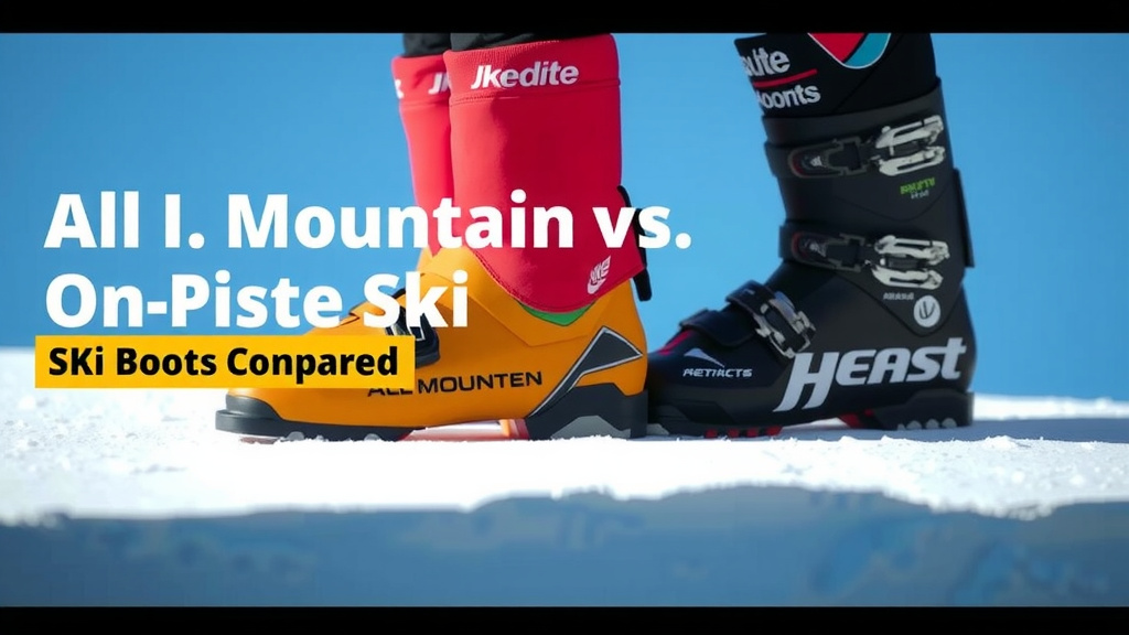 Understanding the Core Differences: All Mountain vs. On Piste Ski Boots