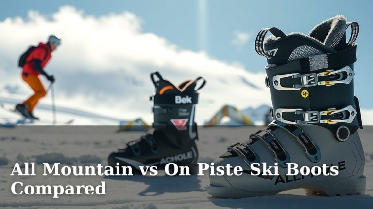 All Mountain vs On Piste Ski Boots Compared