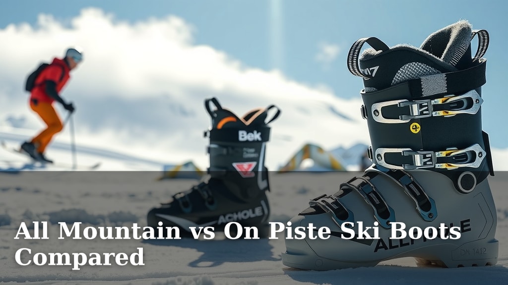 All Mountain vs On Piste Ski Boots Compared