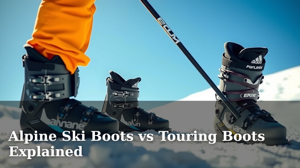 Alpine Ski Boots vs Touring Boots Explained