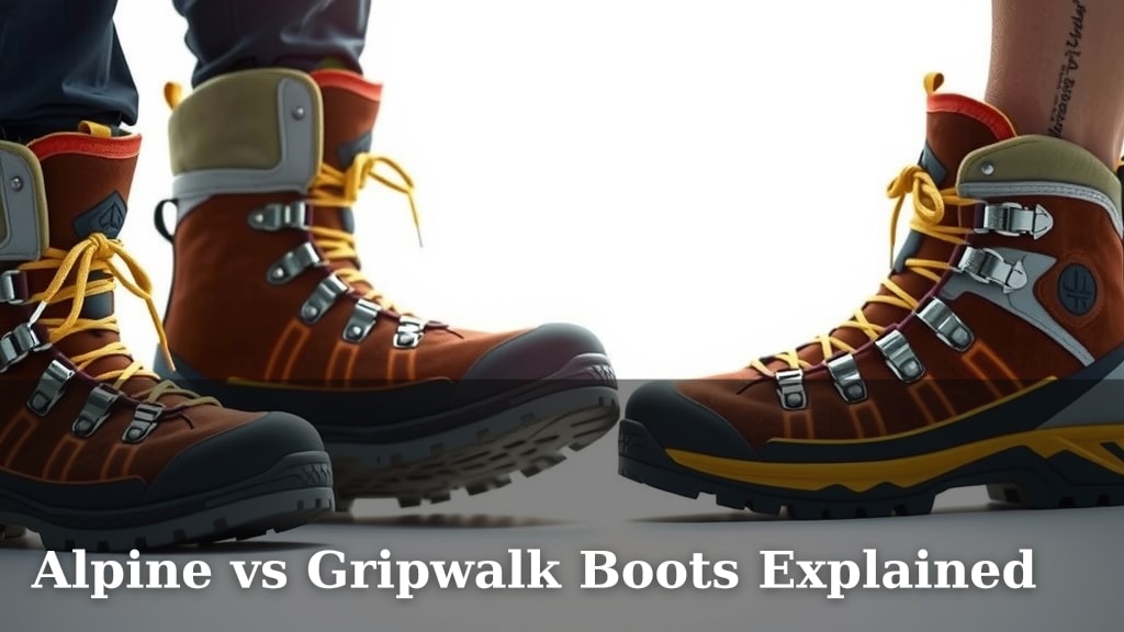 Alpine vs Gripwalk Boots Explained