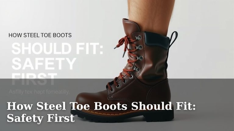 How Steel Toe Boots Should Fit: Safety First