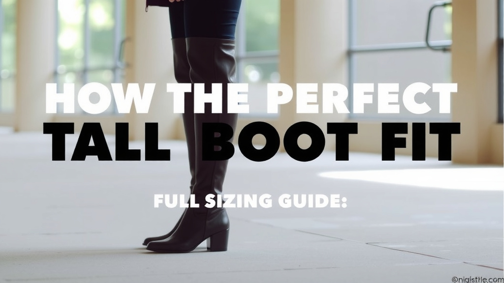 Getting the Perfect Tall Boot Fit: A Step-by-Step Guide