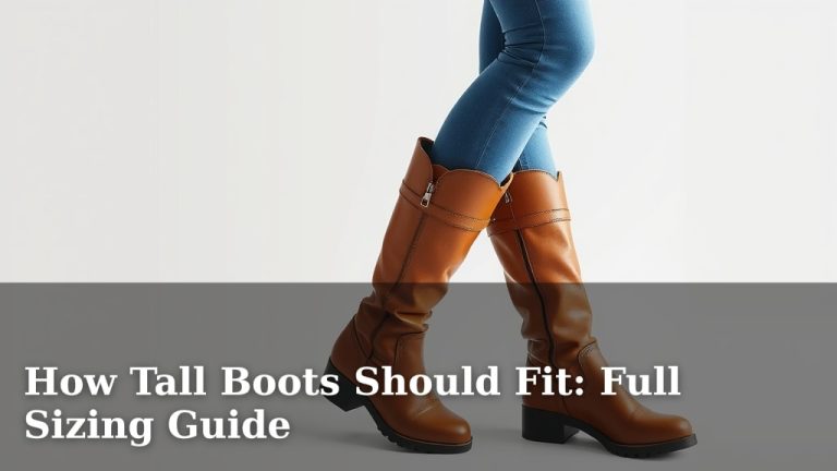 How Tall Boots Should Fit: Full Sizing Guide
