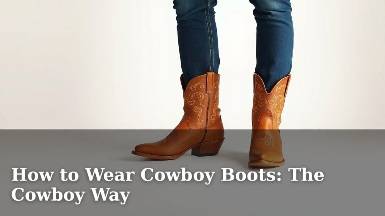 How to Wear Cowboy Boots: The Cowboy Way
