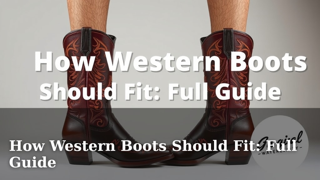 How Western Boots Should Fit: Full Guide