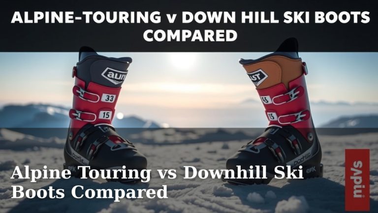Alpine Touring vs Downhill Ski Boots Compared