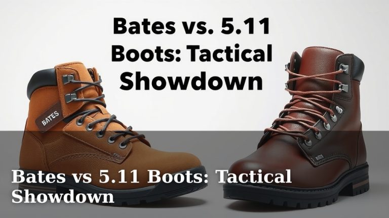 Bates vs 5.11 Boots: Tactical Showdown