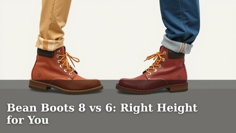 Bean Boots 8 vs 6: Right Height for You