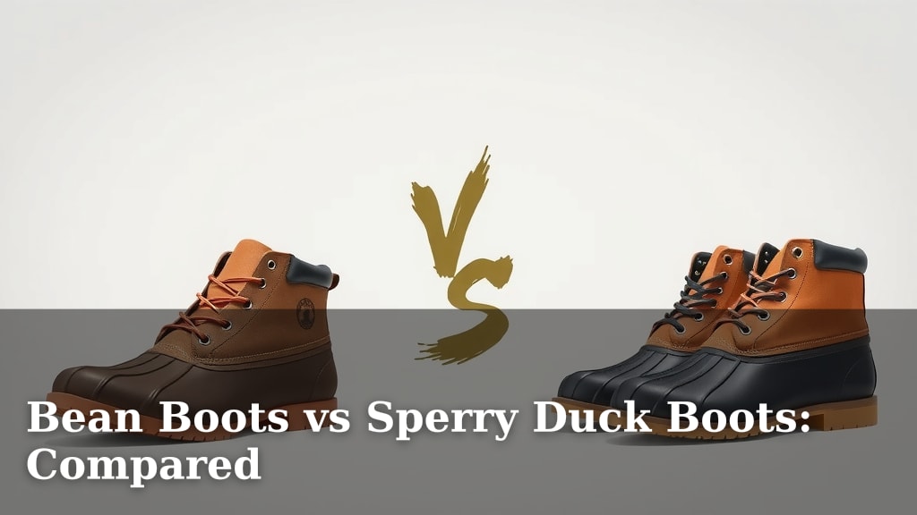 Bean Boots vs Sperry Duck Boots: Compared