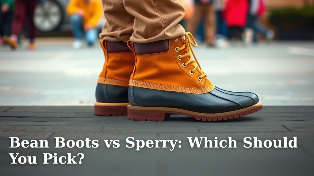Bean Boots vs Sperry: Which Should You Pick?