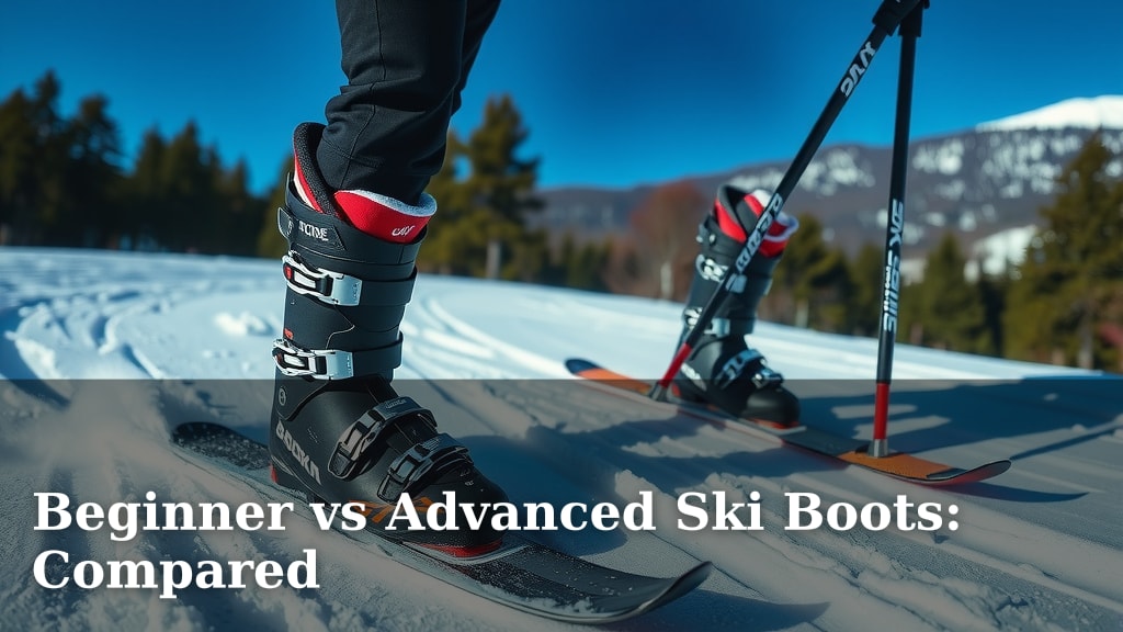 Beginner vs Advanced Ski Boots: Compared
