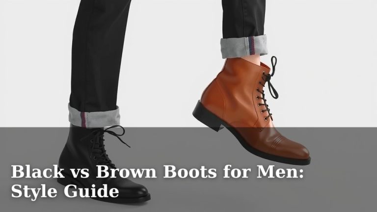 Black vs Brown Boots for Men: Style Guide