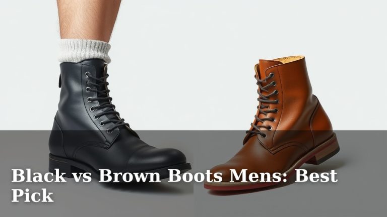 Black vs Brown Boots Mens: Best Pick