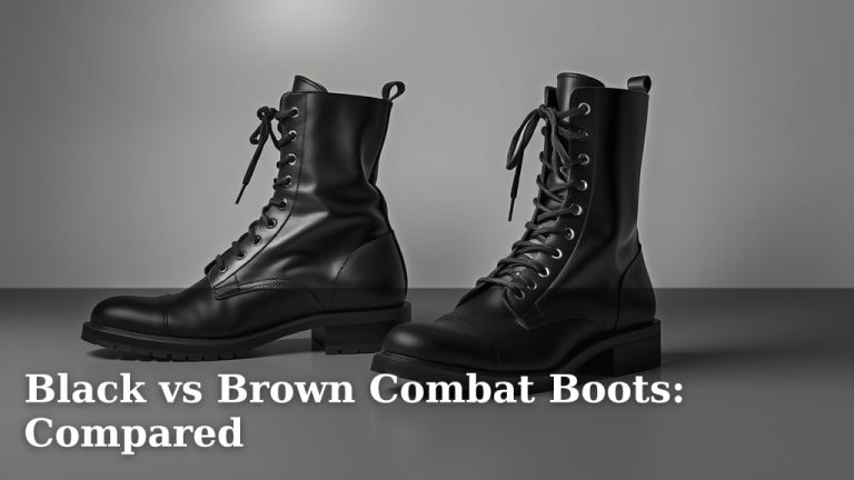 Black vs Brown Combat Boots: Compared