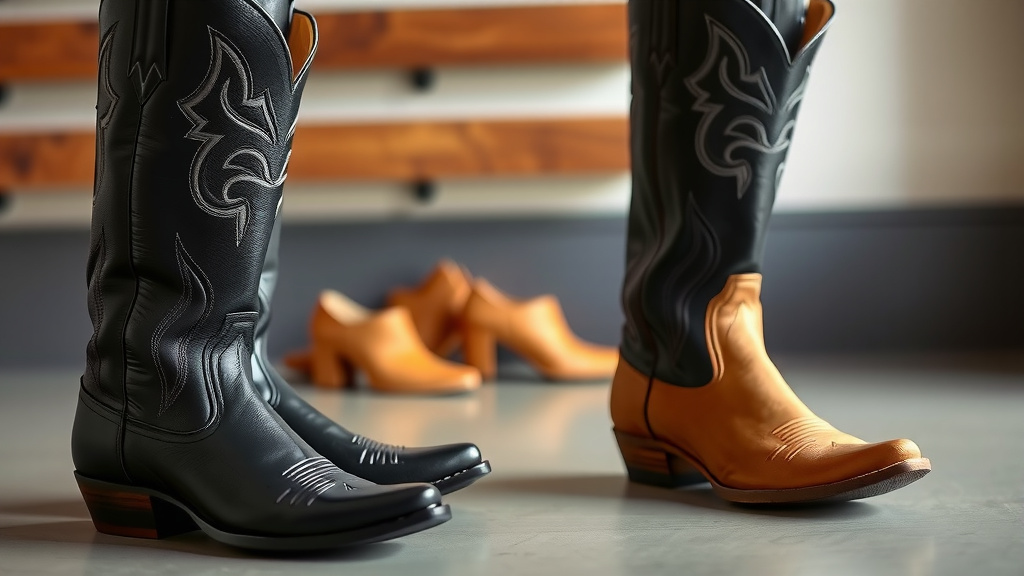 Choosing Your Cowboy Boot Color: Black vs. Brown
