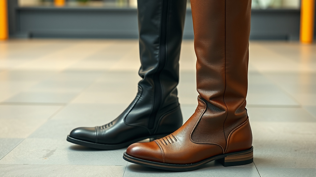 Comparing Black and Brown Riding Boots for Your Wardrobe
