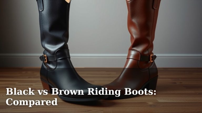 Black vs Brown Riding Boots: Compared