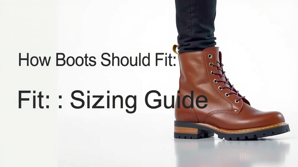 How Boots Should Fit: A Sizing Guide
