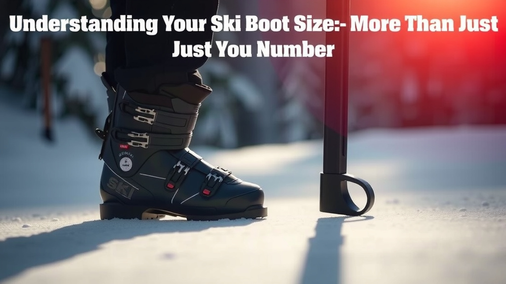 Understanding Your Ski Boot Size: More Than Just a Number