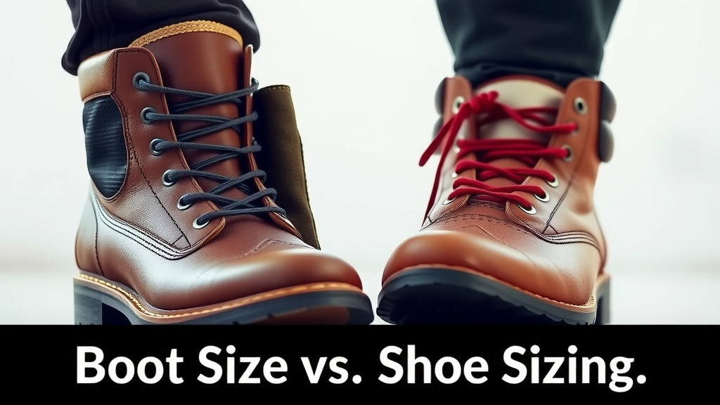 Understanding Boot Sizing vs. Shoe Sizing